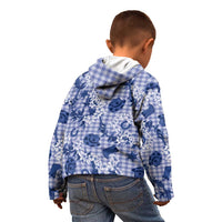 Mokihana Maile Ilima Leis Paniolo Palaka Kid Hoodie Hawaiian Polu Spirit - Polynesian Pride