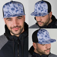 Mokihana Maile Ilima Leis Paniolo Palaka Mesh Trucker Cap Hawaiian Polu Spirit LT9 - Polynesian Pride