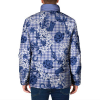 Mokihana Maile Ilima Leis Paniolo Palaka Padded Jacket Hawaiian Polu Spirit - Polynesian Pride