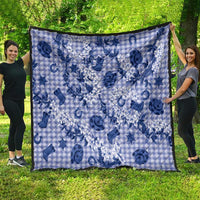 Mokihana Maile Ilima Leis Paniolo Palaka Quilt Hawaiian Polu Spirit - Polynesian Pride