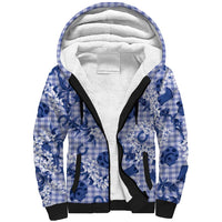 Mokihana Maile Ilima Leis Paniolo Palaka Sherpa Hoodie Hawaiian Polu Spirit - Polynesian Pride