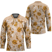 Mokihana Maile Ilima Leis Paniolo Palaka Hockey Jersey Hawaiian Kula Spirit - Polynesian Pride