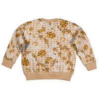 Mokihana Maile Ilima Leis Paniolo Palaka Kid Ugly Christmas Sweater Hawaiian Kula Spirit - Polynesian Pride