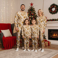 Mokihana Maile Ilima Leis Paniolo Palaka Christmas Pajama Set Hawaiian Kula Spirit - Polynesian Pride