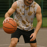 Mokihana Maile Ilima Leis Paniolo Palaka Sleeveless Hoodie Hawaiian Kula Spirit - Polynesian Pride