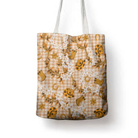 Mokihana Maile Ilima Leis Paniolo Palaka Tote Bag Hawaiian Kula Spirit - Polynesian Pride