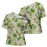 Mokihana Maile Ilima Leis Paniolo Palaka Cross Shoulder Shirt Hawaiian Omaomo Ala Spirit - Polynesian Pride