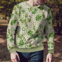 Mokihana Maile Ilima Leis Paniolo Palaka Ugly Christmas Sweater Hawaiian Omaomo Ala Spirit - Polynesian Pride