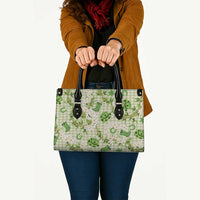 Mokihana Maile Ilima Leis Paniolo Palaka Leather Bag Hawaiian Omaomo Ala Spirit - Polynesian Pride