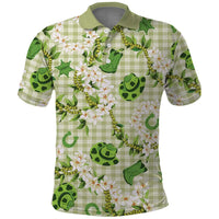 Mokihana Maile Ilima Leis Paniolo Palaka Polo Shirt Hawaiian Omaomo Ala Spirit - Polynesian Pride