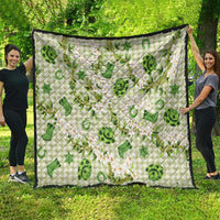 Mokihana Maile Ilima Leis Paniolo Palaka Quilt Hawaiian Omaomo Ala Spirit - Polynesian Pride