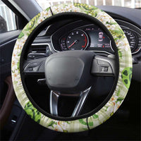 Mokihana Maile Ilima Leis Paniolo Palaka Steering Wheel Cover Hawaiian Omaomo Ala Spirit - Polynesian Pride