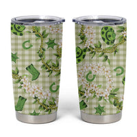 Mokihana Maile Ilima Leis Paniolo Palaka Tumbler Cup Hawaiian Omaomo Ala Spirit - Polynesian Pride