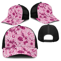 Mokihana Maile Ilima Leis Paniolo Palaka Baseball Net Cap Hawaiian Omaomo Ulaula Spirit LT9 - Polynesian Pride