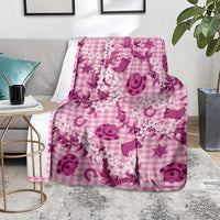 Mokihana Maile Ilima Leis Paniolo Palaka Blanket Hawaiian Omaomo Ulaula Spirit - Polynesian Pride