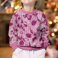 Mokihana Maile Ilima Leis Paniolo Palaka Kid Ugly Christmas Sweater Hawaiian Omaomo Ulaula Spirit - Polynesian Pride