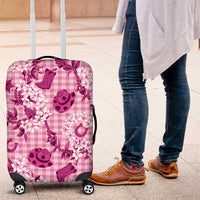 Mokihana Maile Ilima Leis Paniolo Palaka Luggage Cover Hawaiian Omaomo Ulaula Spirit - Polynesian Pride