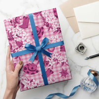 Mokihana Maile Ilima Leis Paniolo Palaka Wrapping Paper Hawaiian Omaomo Ulaula Spirit - Polynesian Pride