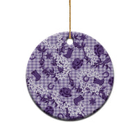 Mokihana Maile Ilima Leis Paniolo Palaka Ceramic Ornament Hawaiian Poni Spirit - Polynesian Pride