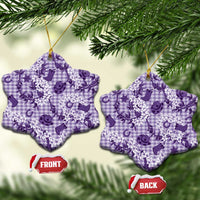 Mokihana Maile Ilima Leis Paniolo Palaka Ceramic Ornament Hawaiian Poni Spirit - Polynesian Pride