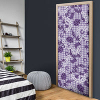 Mokihana Maile Ilima Leis Paniolo Palaka Door Cover Hawaiian Poni Spirit - Polynesian Pride