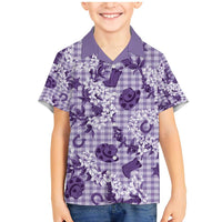 Mokihana Maile Ilima Leis Paniolo Palaka Family Matching Mermaid Dress and Hawaiian Shirt Hawaiian Poni Spirit - Polynesian Pride