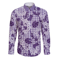 Mokihana Maile Ilima Leis Paniolo Palaka Family Matching Tank Maxi Dress and Hawaiian Shirt Hawaiian Poni Spirit - Polynesian Pride