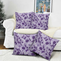 Mokihana Maile Ilima Leis Paniolo Palaka Pillow Cover Hawaiian Poni Spirit - Polynesian Pride