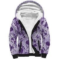 Mokihana Maile Ilima Leis Paniolo Palaka Sherpa Hoodie Hawaiian Poni Spirit - Polynesian Pride