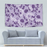 Mokihana Maile Ilima Leis Paniolo Palaka Tapestry Hawaiian Poni Spirit - Polynesian Pride