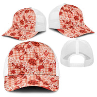 Mokihana Maile Ilima Leis Paniolo Palaka Baseball Net Cap Hawaiian Ulaula Spirit LT9 - Polynesian Pride