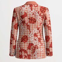 Mokihana Maile Ilima Leis Paniolo Palaka Blazer Hawaiian Ulaula Spirit - Polynesian Pride