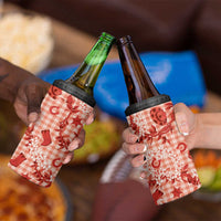 Mokihana Maile Ilima Leis Paniolo Palaka 4 in 1 Can Cooler Tumbler Hawaiian Ulaula Spirit - Polynesian Pride