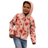 Mokihana Maile Ilima Leis Paniolo Palaka Kid Hoodie Hawaiian Ulaula Spirit - Polynesian Pride