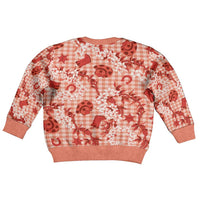 Mokihana Maile Ilima Leis Paniolo Palaka Kid Ugly Christmas Sweater Hawaiian Ulaula Spirit - Polynesian Pride