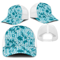 Mokihana Maile Ilima Leis Paniolo Palaka Baseball Net Cap Hawaiian Polu Opa Spirit LT9 - Polynesian Pride