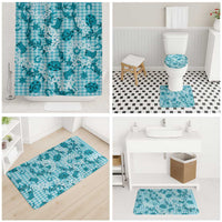 Mokihana Maile Ilima Leis Paniolo Palaka Bathroom Set Hawaiian Polu Opa Spirit LT9 - Polynesian Pride