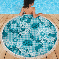 Mokihana Maile Ilima Leis Paniolo Palaka Beach Blanket Hawaiian Polu Opa Spirit - Polynesian Pride