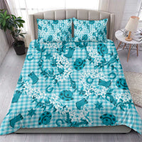 Mokihana Maile Ilima Leis Paniolo Palaka Bedding Set Hawaiian Polu Opa Spirit - Polynesian Pride