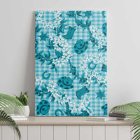 Mokihana Maile Ilima Leis Paniolo Palaka Canvas Wall Art Hawaiian Polu Opa Spirit - Polynesian Pride