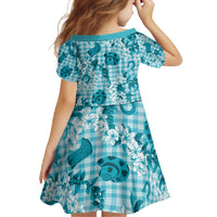 Mokihana Maile Ilima Leis Paniolo Palaka Family Matching Tank Maxi Dress and Hawaiian Shirt Hawaiian Polu Opa Spirit - Polynesian Pride