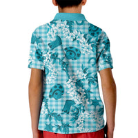 Mokihana Maile Ilima Leis Paniolo Palaka Kid Polo Shirt Hawaiian Polu Opa Spirit - Polynesian Pride