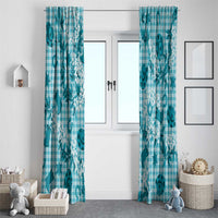 Mokihana Maile Ilima Leis Paniolo Palaka Window Curtain Hawaiian Polu Opa Spirit - Polynesian Pride