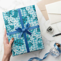 Mokihana Maile Ilima Leis Paniolo Palaka Wrapping Paper Hawaiian Polu Opa Spirit - Polynesian Pride