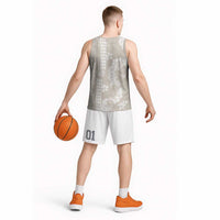 Suede Beige Hawaii Anthurium Plumeria Lei Basketball Jersey LT9 - Polynesian Pride