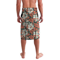Hawaii Tartan With Hibiscus Lavalava Polynesian Pattern Vintage LT9 - Polynesian Pride