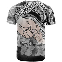 Custom Polynesian Pride Happy Father Day T Shirt I Love You Dad Polynesian Tribal Black LT9 - Polynesian Pride