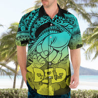 Polynesian Pride Happy Father Day Hawaiian Shirt I Love You Dad - Polynesian Tribal Gradient 1 LT9 - Polynesian Pride