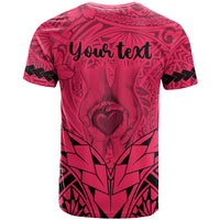 Custom Polynesian Fathers Day Gift For Dad T Shirt Super Father In The World Pink Polynesian Pattern LT9 - Polynesian Pride