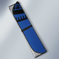 Fiji Rugby Pacific Custom Auto Sun Shade Pasifika Tapa Pattern - Polynesian Pride